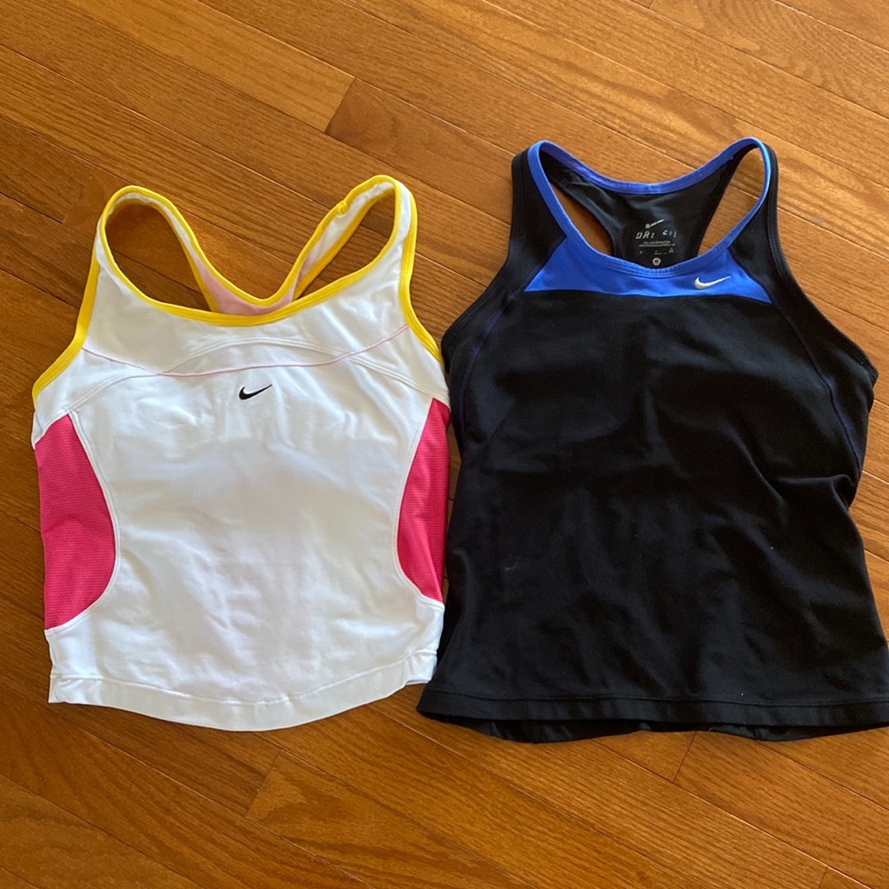 Vintage Nike tennis tank tops